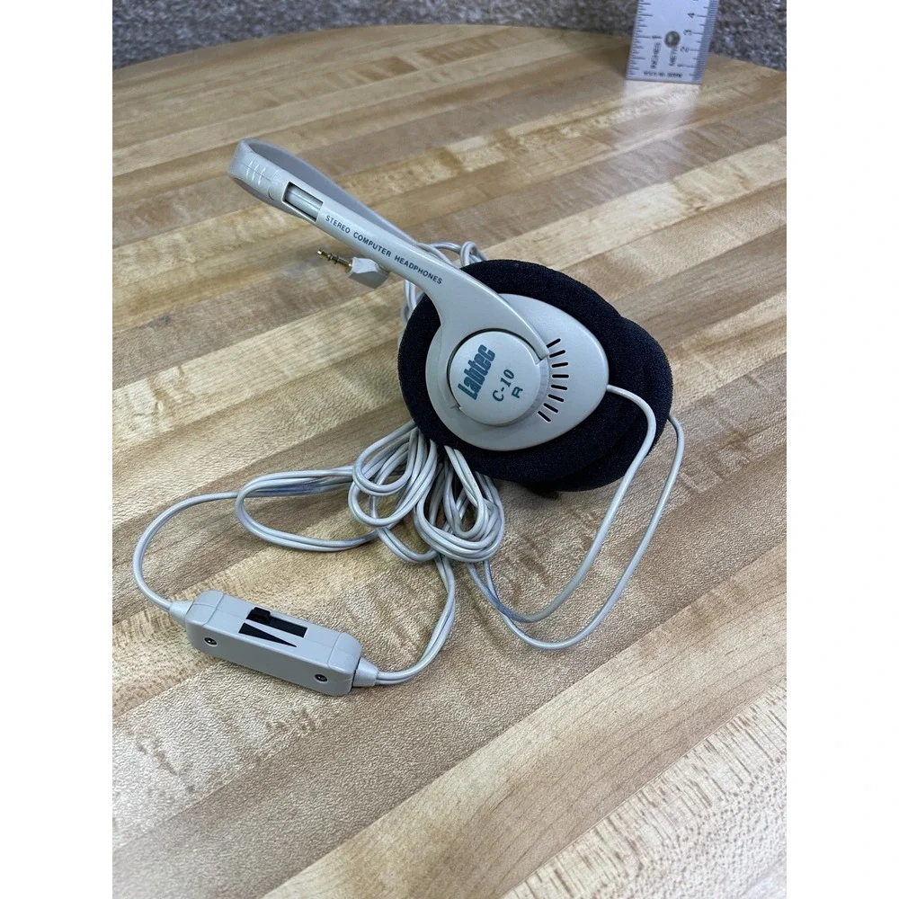 Labtec C 10 Stereo Computer Headphones NIP 1996
